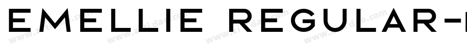 Emellie Regular字体转换